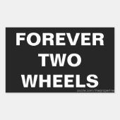 Forever Two Wheels Stickers (Voorkant)