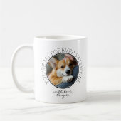 Forever Valentijn Dog Dad Schattigee Custom Pet Fo Koffiemok (Links)