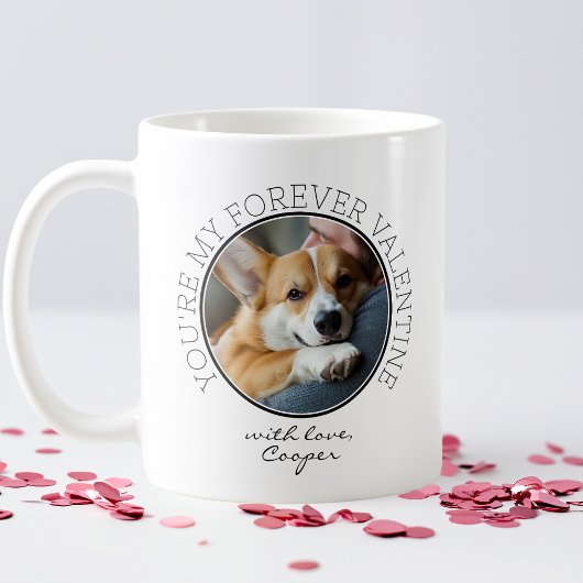 Forever Valentijn Dog Dad Schattigee Custom Pet Fo Koffiemok