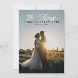 "Forever Valentijnse Valentijnsdagen" Fotokaart Feestdagenkaart