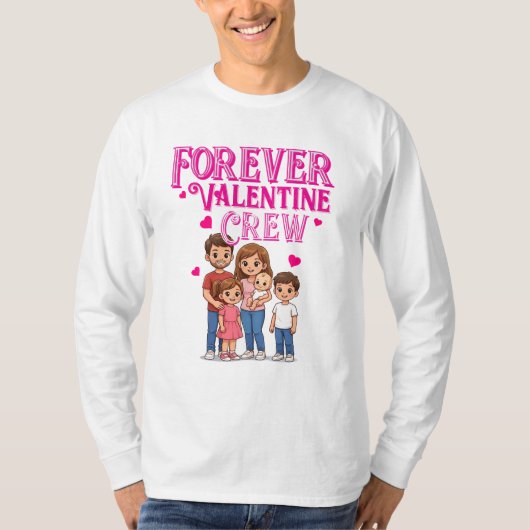Forever Valentine Crew T-shirt (Voorkant)