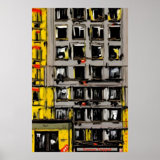 Forever verpakt - een stijlvolle AI Fantasy Art-pr Poster (Voorkant)