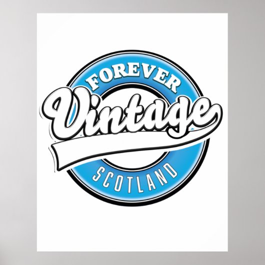 Forever vintage Australië logo Poster (Voorkant)