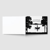 Forever Vist Memorial Black and White Gastenboek (Volledig)