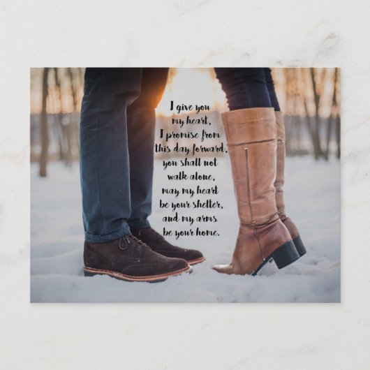 Forever Vows Briefkaart (Voorkant)
