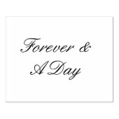 Forever Wedding Quote Rubberstempel (Afrduk)