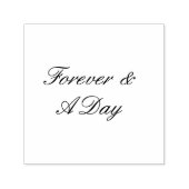 Forever Wedding Quote Zelfinktende Stempel (Design)