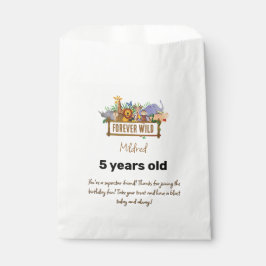 Forever Wild Birthday Favoriete Bag Bedankzakje
