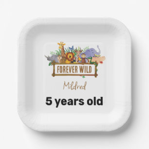 Forever Wild Birthday Paper Bord