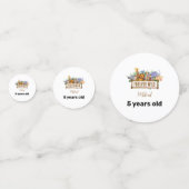 Forever Wild Verjaardagstafel Confetti (Voorkanten)