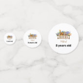 Forever Wild Verjaardagstafel Confetti (Achterkanten)