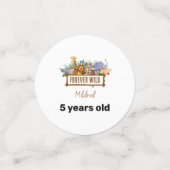 Forever Wild Verjaardagstafel Confetti (Kleine voorkant)