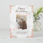 Forever With You – Elegante Jubilea Kaart (Staand voorkant)