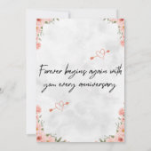 Forever With You – Elegante Jubilea Kaart (Achterkant)