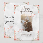Forever With You – Elegante Jubilea Kaart (Voorkant / Achterkant)