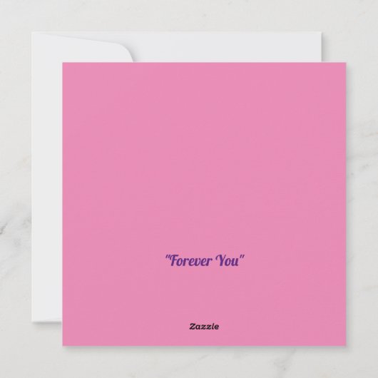 "Forever You" Galentine's Kaart (Achterkant)