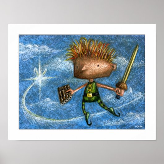 "Forever Young" 11 x 14 inch druk Poster (Voorkant)