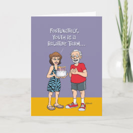 "Forever Young" 65ste verjaardag Kaart