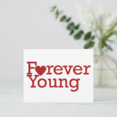 Forever Young Briefkaart (Staand voorkant)