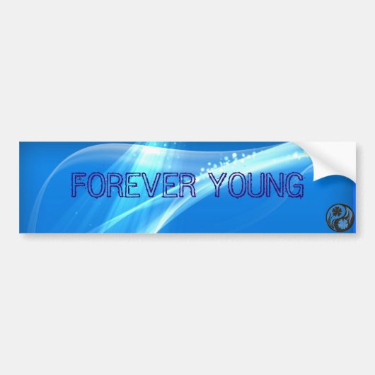 Forever Young Bumpersticker (Voorkant)