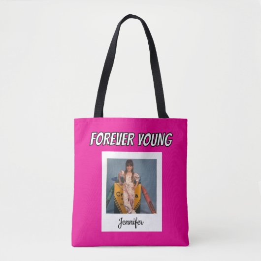 Forever Young  Foto Tote Bag (Voorkant)