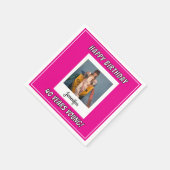 Forever Young  Fotoverjaardag Servet (Hoek)