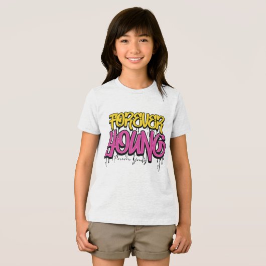Forever Young Graffiti T-shirt (Voorkant volledig)
