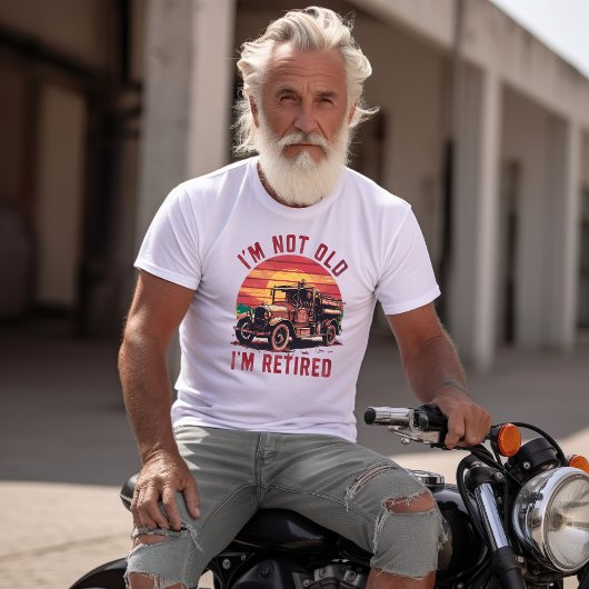Forever Young: Ik ben niet oud Ik ben met pensioen T-shirt