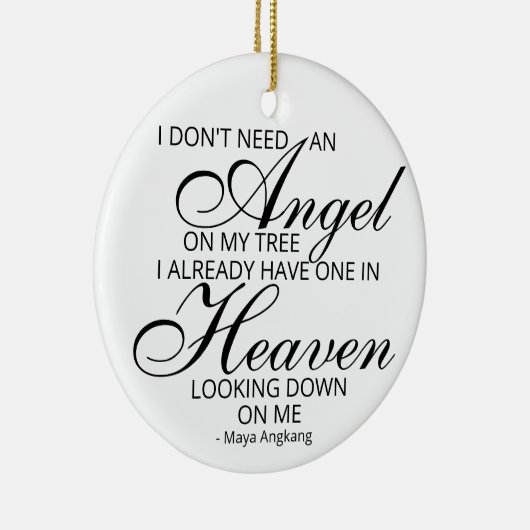 Forever Young Memorial Ornament (Rechts)