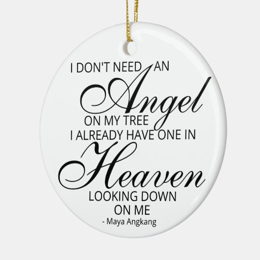 Forever Young Memorial Ornament (Links)