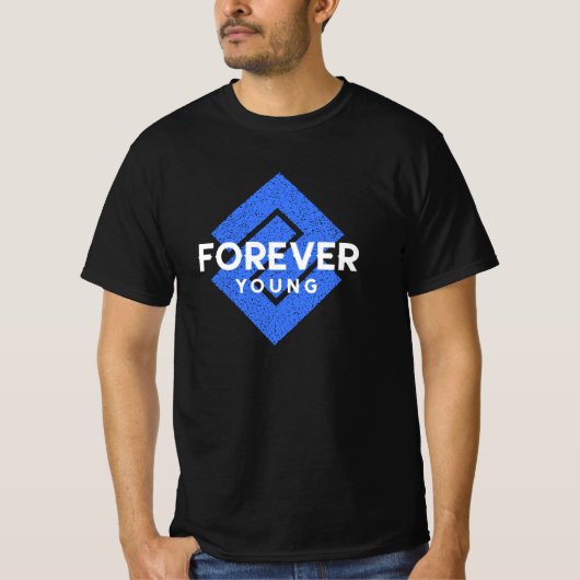 FOREVER YOUNG - Men's T-Shirt (Voorkant)