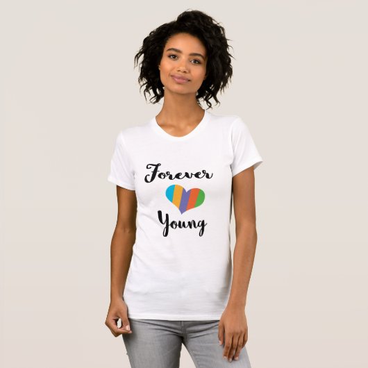 Forever young R+F, skin care consultant T-shirt (Voorkant volledig)