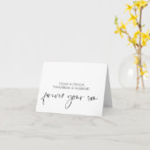 Forever Your Son Kaart voor bruidegoms (Gele Bloem)