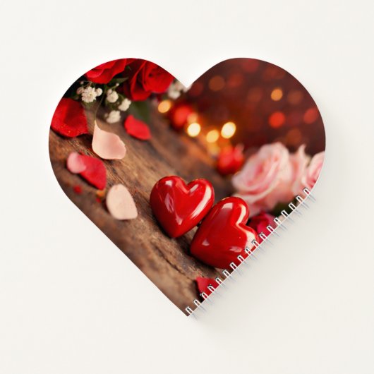 'Forever Your Valentine' Spiral Notebook Notitieboek (Achterkant)