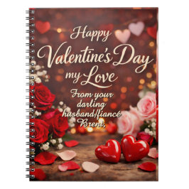 'Forever Your Valentine' Spiral Photo Notebook Notitieboek