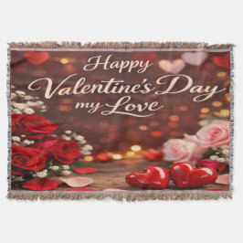 'Forever Your Valentine' Throw Blanket Deken