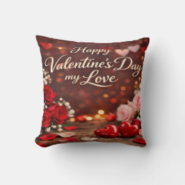 'Forever Your Valentine' Throw Pillow Kussen