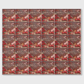 'Forever Your Valentine' Wrapping Paper Cadeaupapier (Vlak)