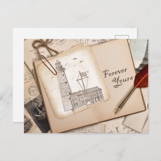 Forever Yours Briefkaart (Voorkant / Achterkant)