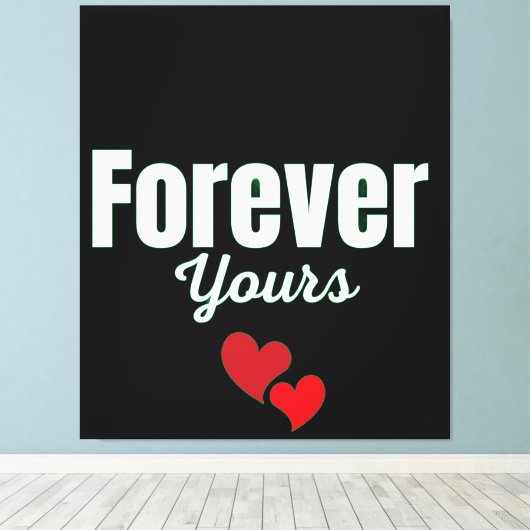 Forever Yours Canvas Afdruk (Insitu (Houten vloer))