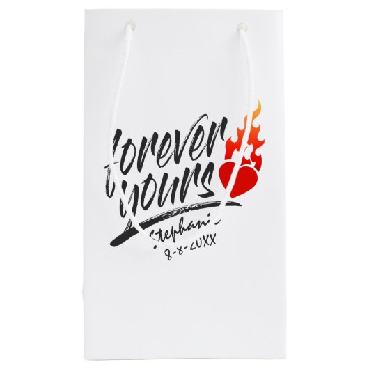 Forever Yours Custom Name Valentijn | Cadeautasje (Achterkant)