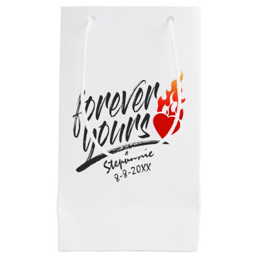 Forever Yours Custom Name Valentijn | Cadeautasje (Voorkant)