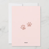 Forever Yours Cute Cat Valentine Card  Feestdagenkaart (Achterkant)