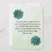 Forever Yours: een feest voor de Valentijn Kaart (Achterkant)