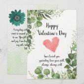 Forever Yours: een feest voor de Valentijn Kaart (Voorkant / Achterkant)