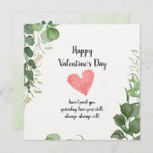 Forever Yours: een feest voor de Valentijn Save The Date (Voorkant / Achterkant)