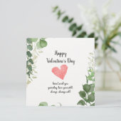 Forever Yours: een feest voor de Valentijn Save The Date (Staand voorkant)