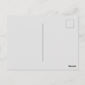 Forever Yours: Intertwined Hearts Design Briefkaart (Achterkant)