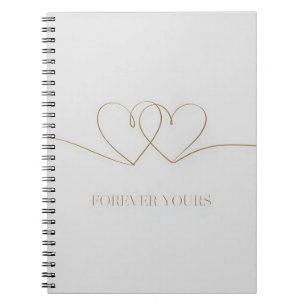 Forever Yours: Intertwined Hearts Design Notitieboek