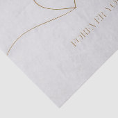 Forever Yours: Intertwined Hearts Design Tissuepapier (Detail)